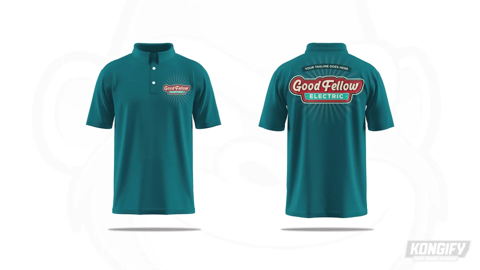 Good Fellow Electric uniform artwork.
